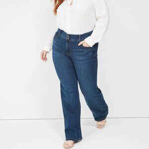 Lane Bryant High Rise Boot Jeans With Tighter Tummy Technology Size 18 REGULAR.
